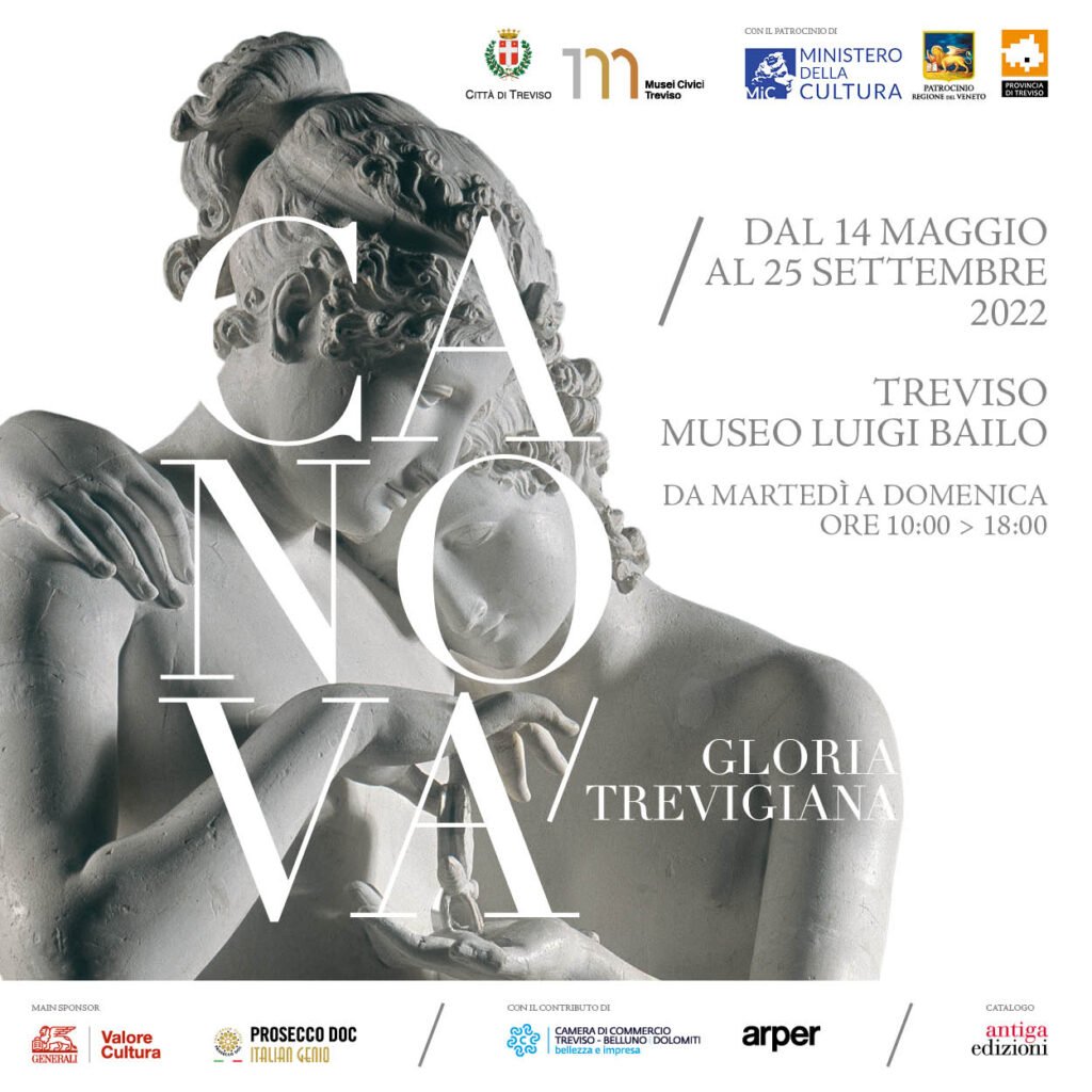 Canova  Gloria Trevigiana. Dal 14 maggio al 25 settembre 2022. Treviso Museo Luigi Bailo